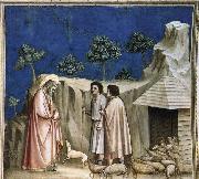 GIOTTO di Bondone Joachim among the Shepherds painting